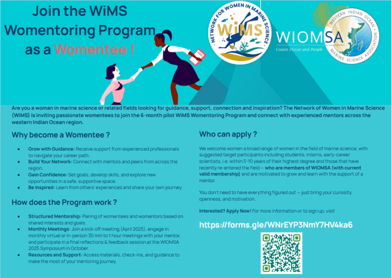 Join the WiMS Womentoring Program as a Womentee! – Women in Marine ...